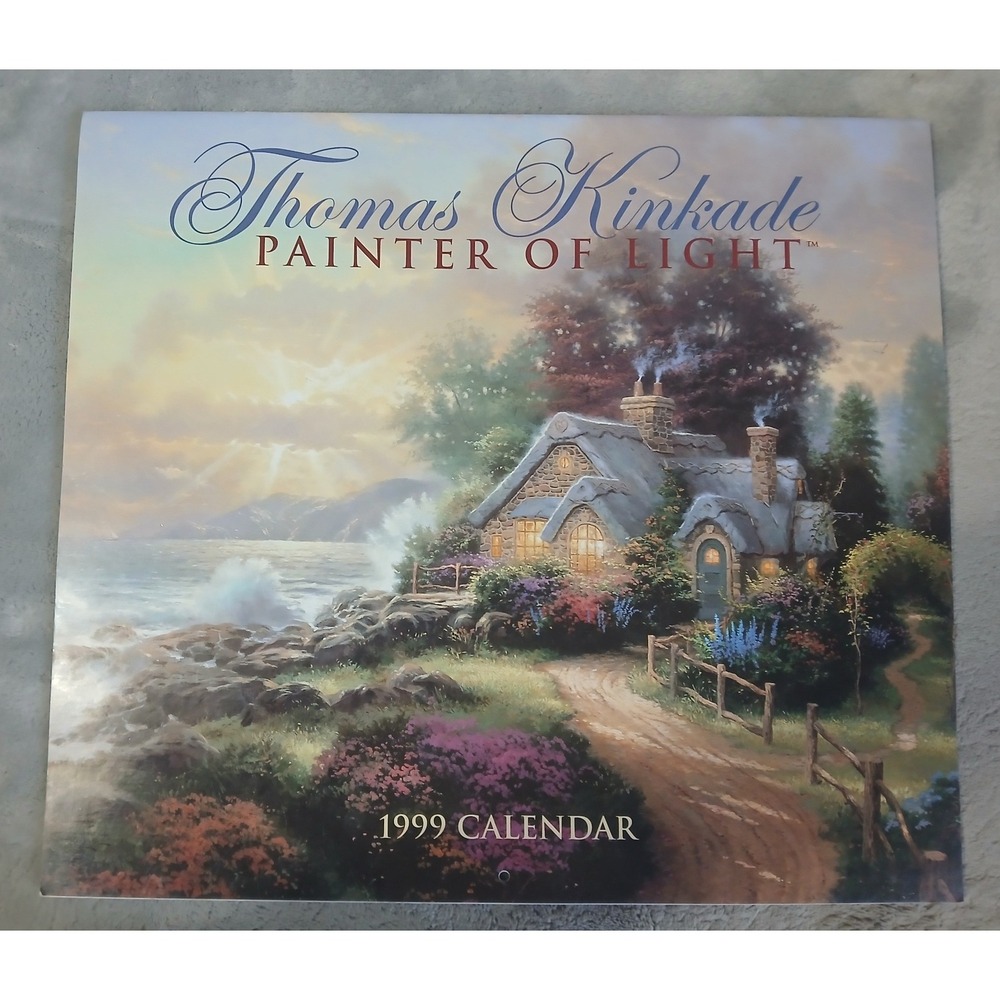 Thomas Kinkade Painter of‎ Light 1999 2003 Wall Calendar Lot Vintage AMCAL Art - Picture 3 of 9
